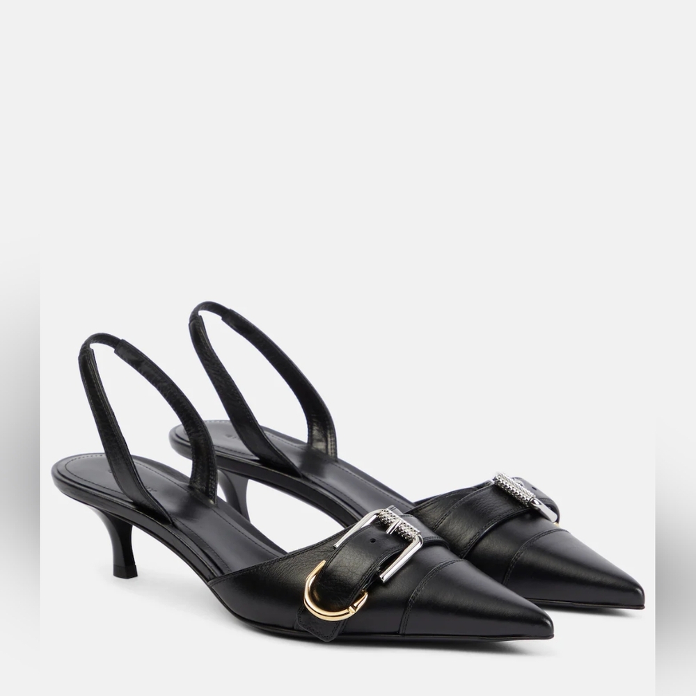 Givenchy Elegant Black Slingback Heels